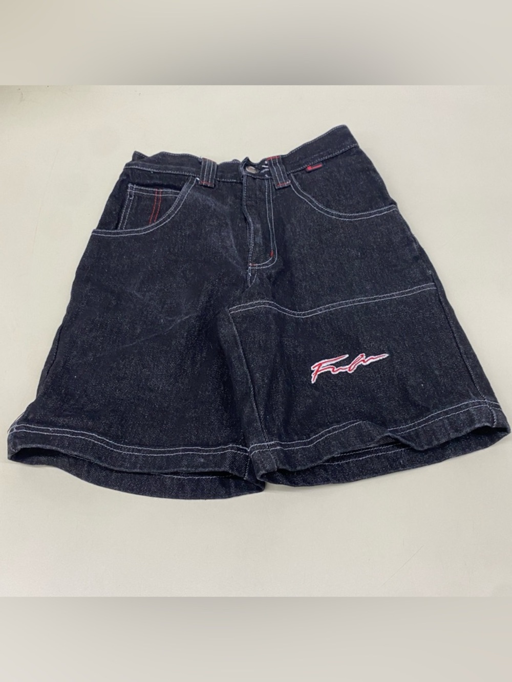 VINTAGE BOYS FUBU JEAN SHORTS